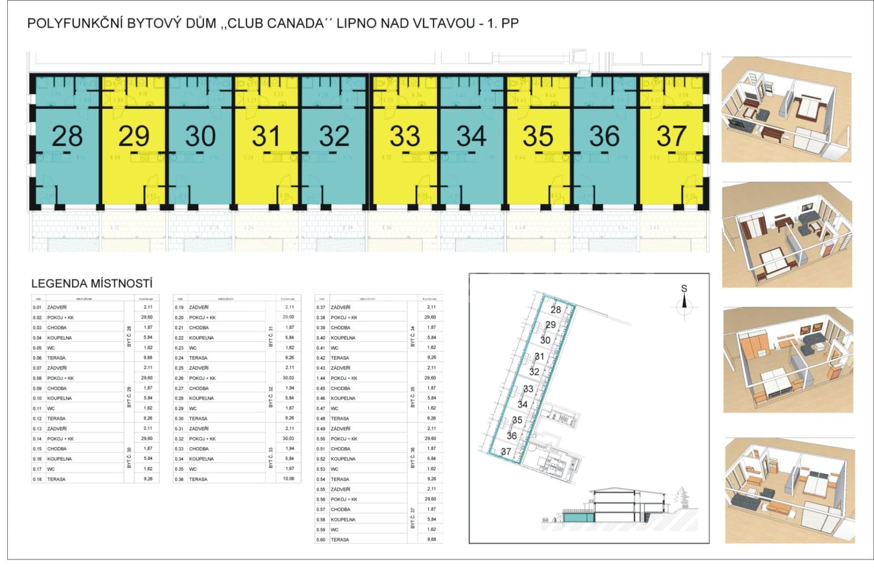 Studio flat to rent, 42 m², Lipno nad Vltavou, Jihočeský Region Studio flat to rent, 42 m², Lipno nad Vltavou, Jihočeský Region