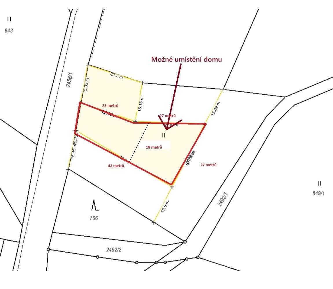 plot for sale, 3,213 m², Lučany nad Nisou, Liberecký Region plot for sale, 3,213 m², Lučany nad Nisou, Liberecký Region