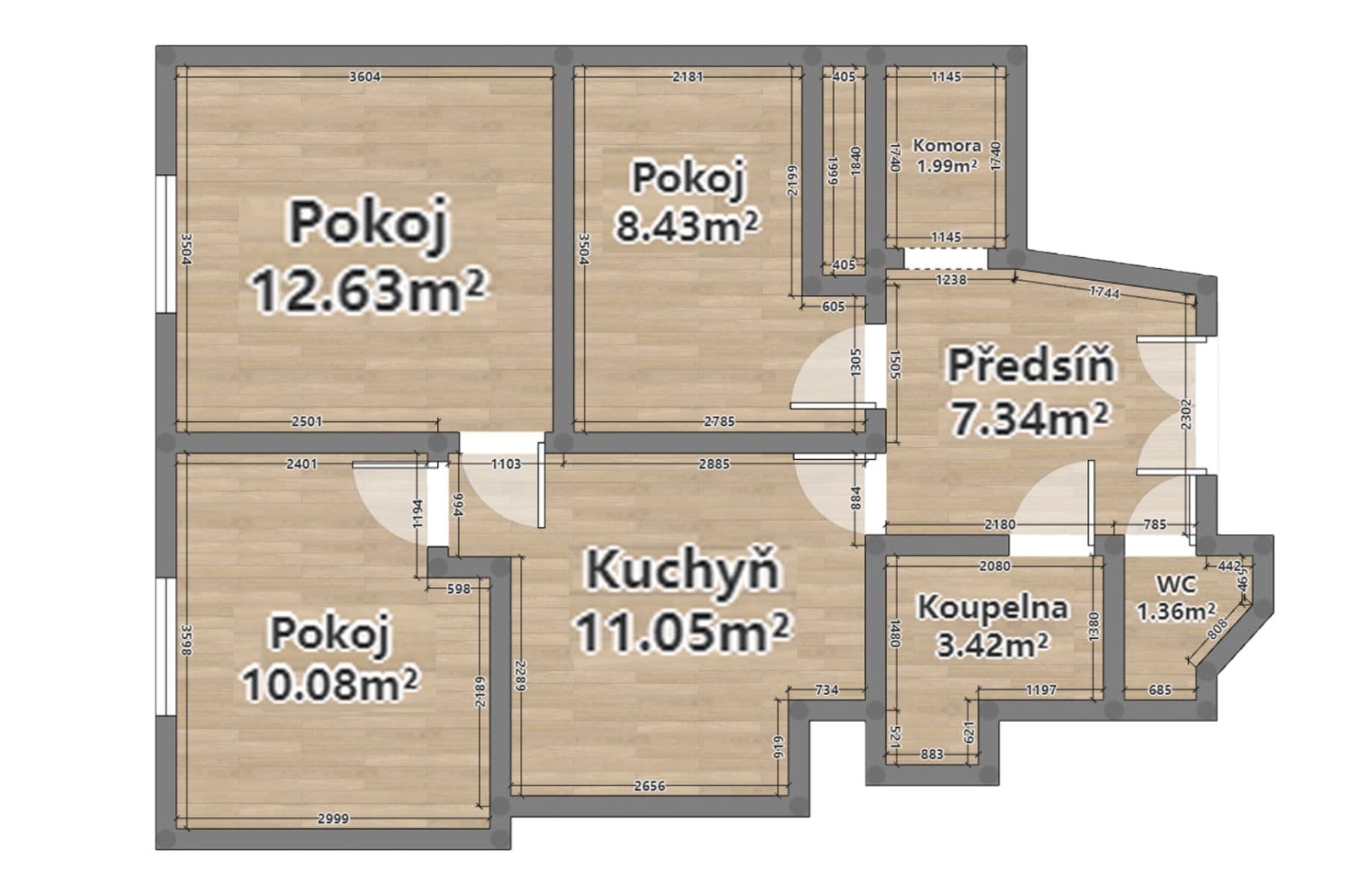 3 bedroom flat to rent, 57 m², Prokopova, Plzeň, Plzeňský Region 3 bedroom flat to rent, 57 m², Prokopova, Plzeň, Plzeňský Region