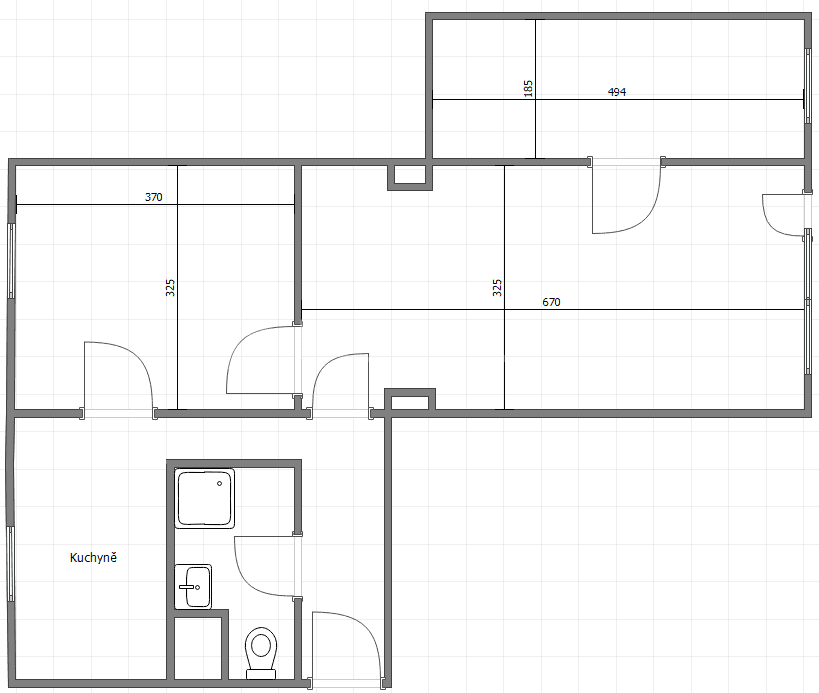 3 bedroom flat to rent, 65 m², Na Stezce, Prague, Prague 3 bedroom flat to rent, 65 m², Na Stezce, Prague, Prague