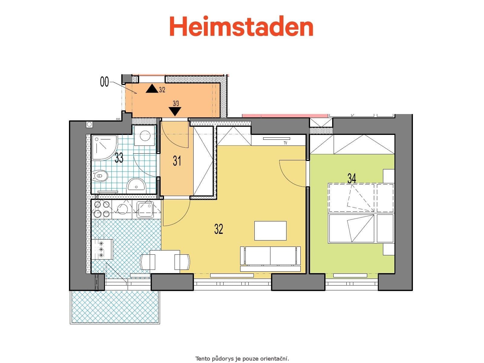 1 bedroom with open-plan kitchen flat to rent, 38 m², Dukelská, Havířov, Moravskoslezský Region 1 bedroom with open-plan kitchen flat to rent, 38 m², Dukelská, Havířov, Moravskoslezský Region