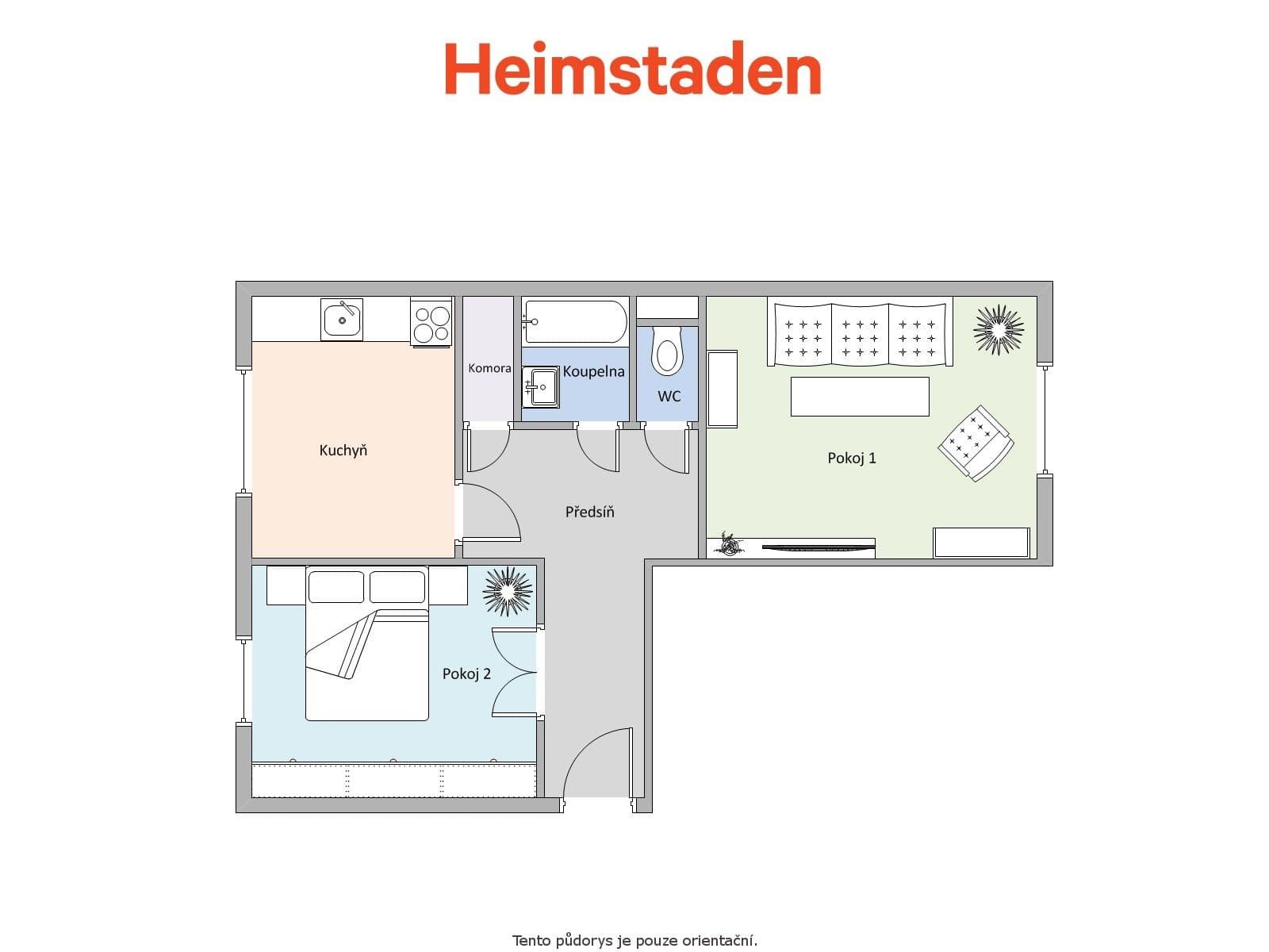 2 bedroom flat to rent, 54 m², Nerudova, Havířov, Moravskoslezský Region 2 bedroom flat to rent, 54 m², Nerudova, Havířov, Moravskoslezský Region