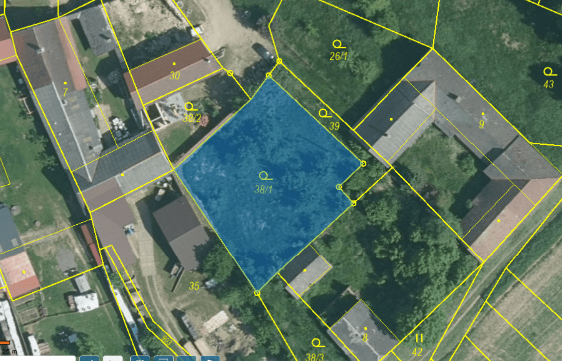 plot for sale, 800 m², Počátky, Vysočina Region plot for sale, 800 m², Počátky, Vysočina Region