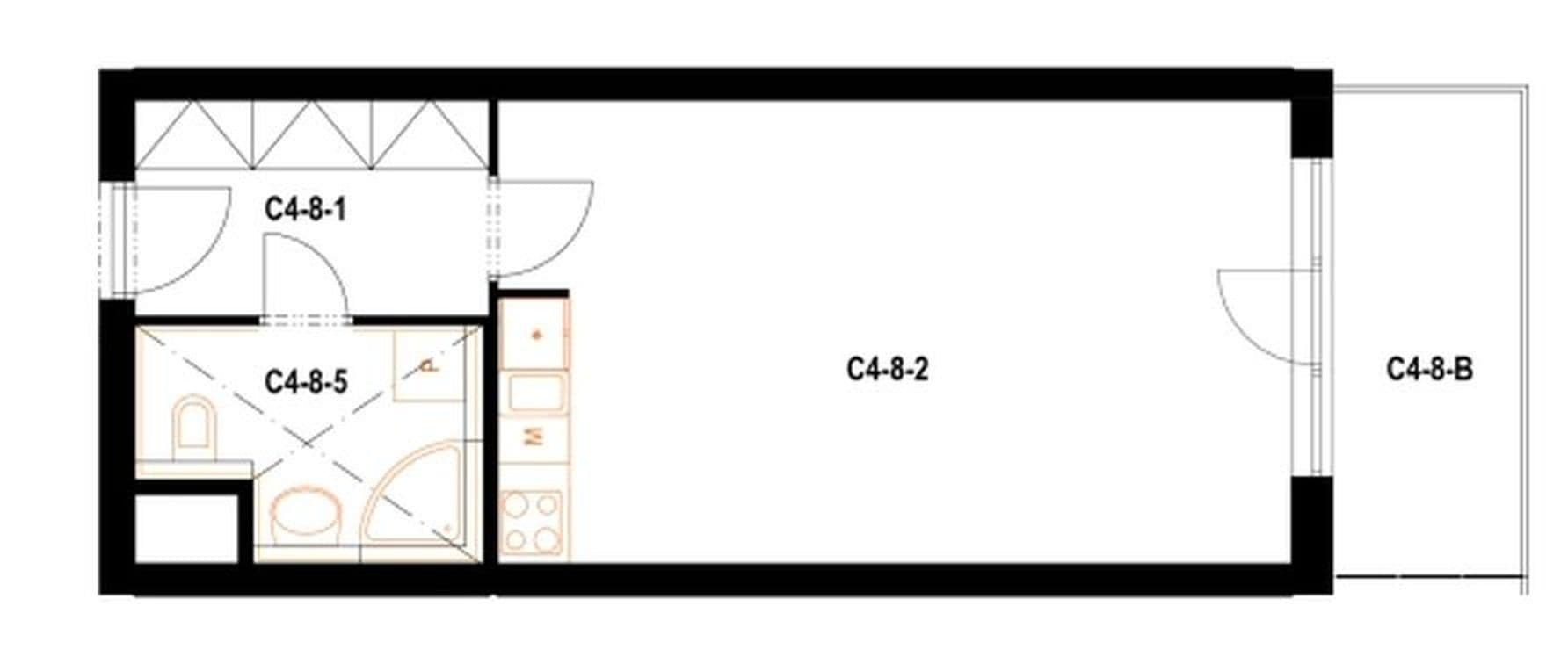 Studio flat to rent, 37 m², Na Slatince, Prague, Prague Studio flat to rent, 37 m², Na Slatince, Prague, Prague