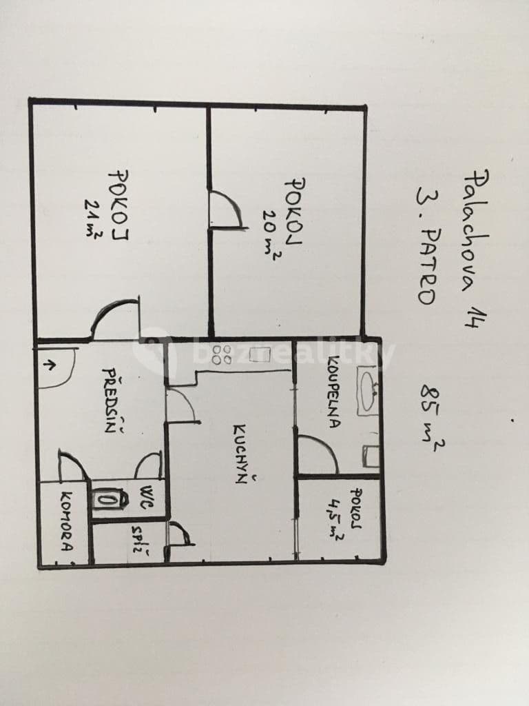 2 bedroom flat to rent, 84 m², Palachova, Ústí nad Labem, Ústecký Region 2 bedroom flat to rent, 84 m², Palachova, Ústí nad Labem, Ústecký Region