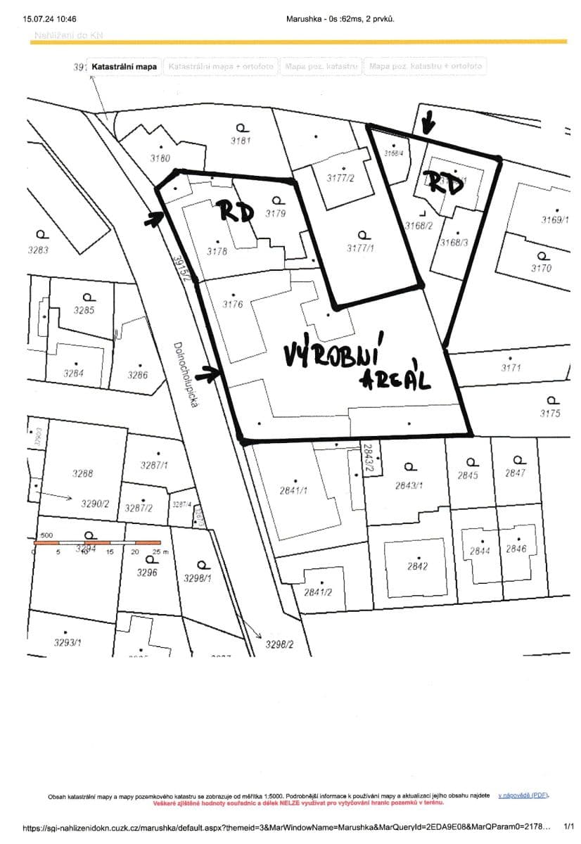 plot for sale, 2,717 m², Dolnocholupická, Prague, Prague plot for sale, 2,717 m², Dolnocholupická, Prague, Prague