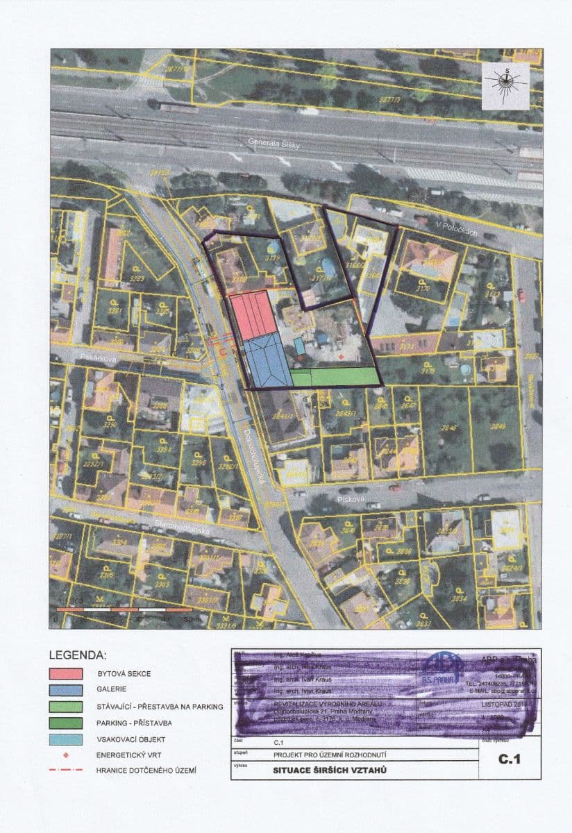 plot for sale, 2,717 m², Dolnocholupická, Prague, Prague plot for sale, 2,717 m², Dolnocholupická, Prague, Prague
