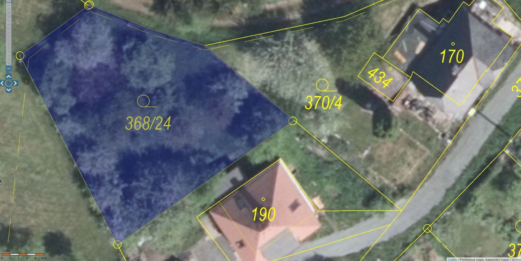 plot for sale, 541 m², Hronov, Královéhradecký Region plot for sale, 541 m², Hronov, Královéhradecký Region