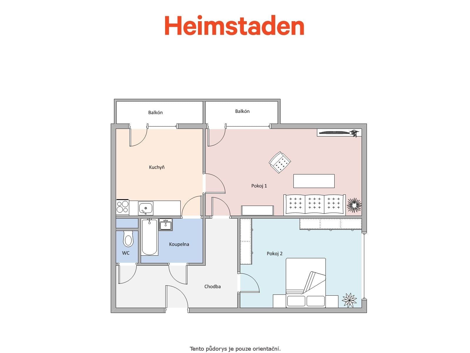 2 bedroom flat to rent, 62 m², Marie Majerové, Frýdek-Místek, Moravskoslezský Region 2 bedroom flat to rent, 62 m², Marie Majerové, Frýdek-Místek, Moravskoslezský Region