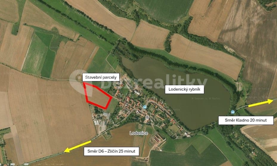 plot for sale, 803 m², Mšecké Žehrovice, Středočeský Region plot for sale, 803 m², Mšecké Žehrovice, Středočeský Region