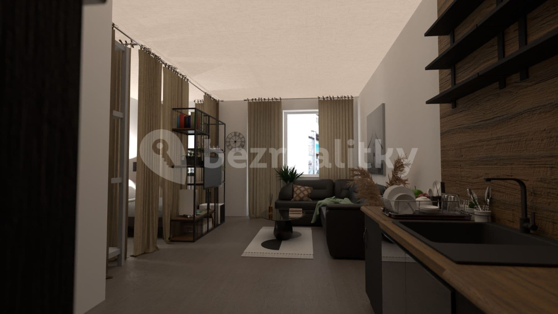 1 bedroom with open-plan kitchen flat to rent, 43 m², Thomasova, Prague, Prague 1 bedroom with open-plan kitchen flat to rent, 43 m², Thomasova, Prague, Prague