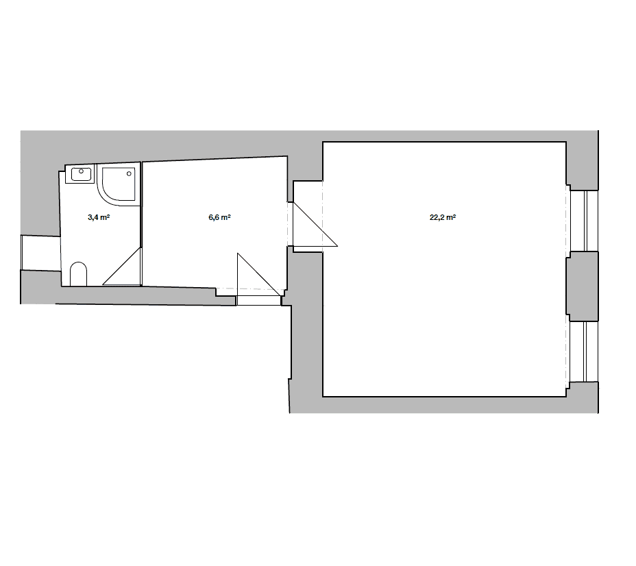 Studio flat to rent, 32 m², Jeronýmova, Prague, Prague Studio flat to rent, 32 m², Jeronýmova, Prague, Prague