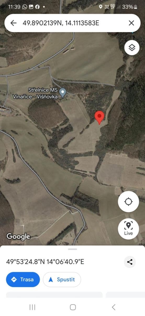 plot for sale, 1,672 m², Vinařice, Středočeský Region plot for sale, 1,672 m², Vinařice, Středočeský Region