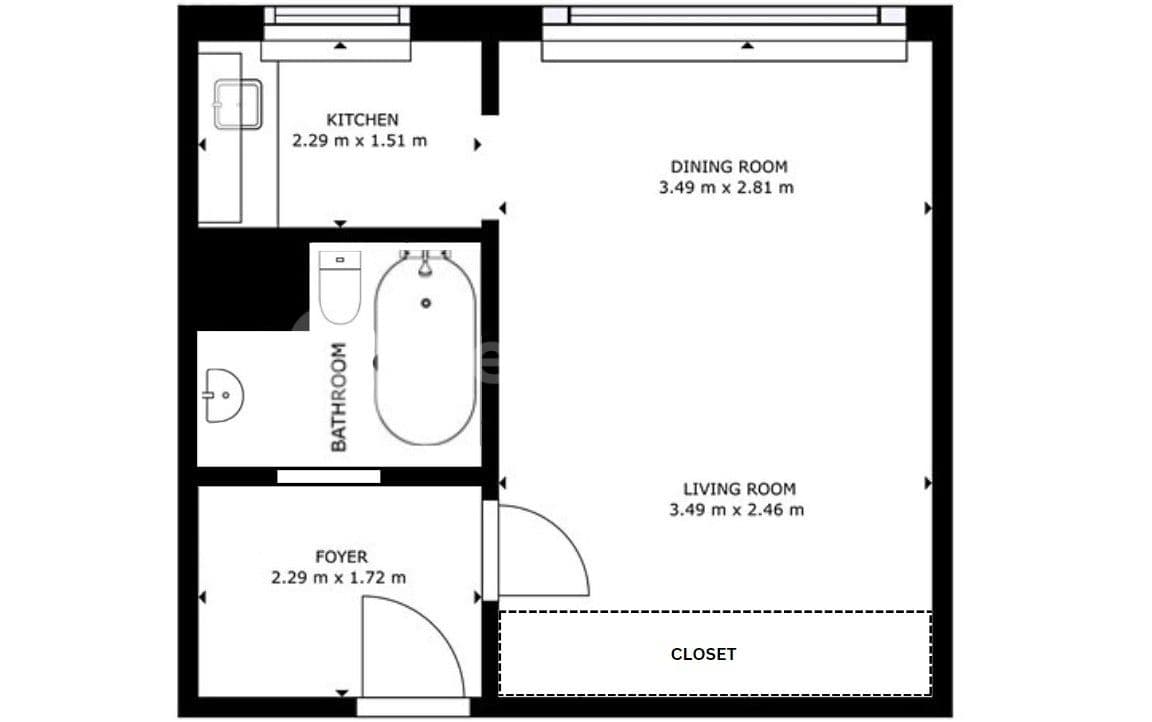 Studio flat to rent, 32 m², Benkova, Prague, Prague Studio flat to rent, 32 m², Benkova, Prague, Prague