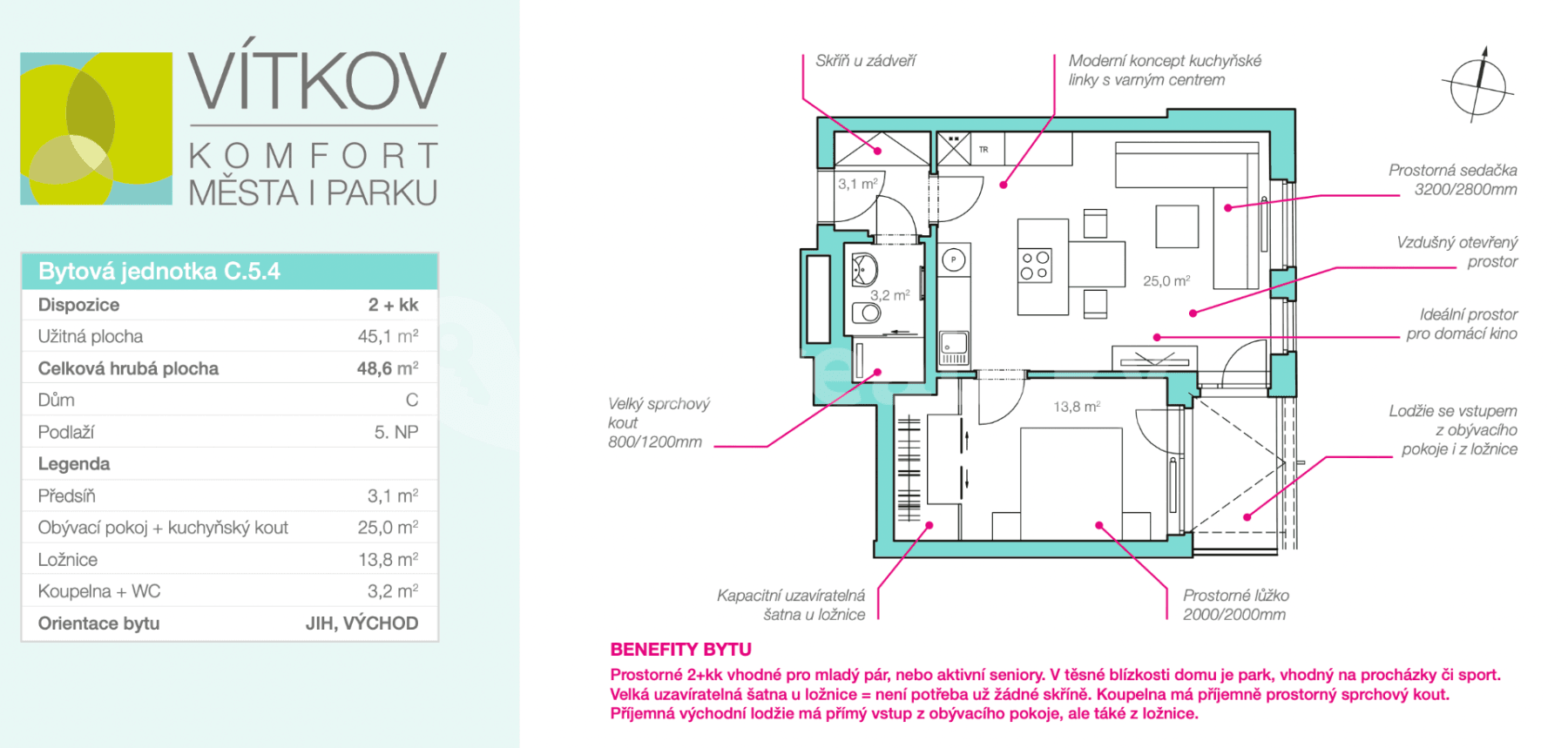 1 bedroom with open-plan kitchen flat to rent, 50 m², Kališnická, Prague, Prague 1 bedroom with open-plan kitchen flat to rent, 50 m², Kališnická, Prague, Prague