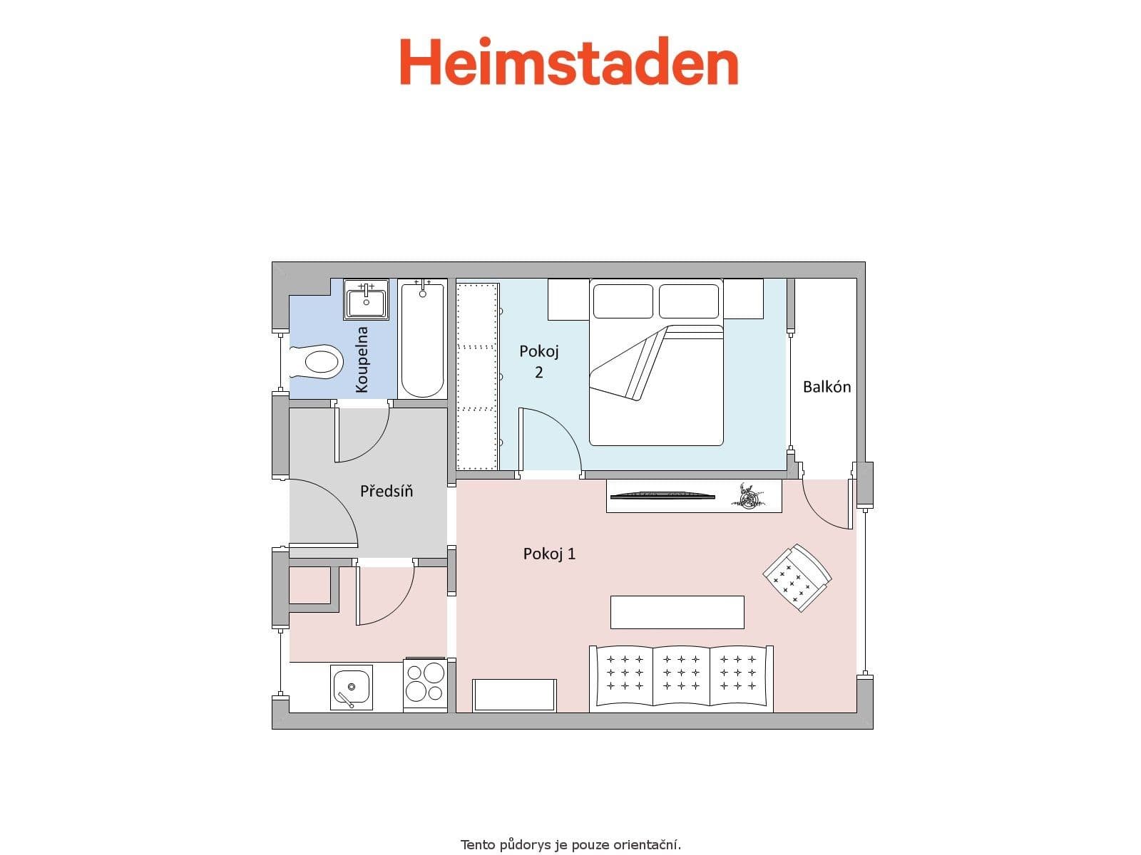 2 bedroom flat to rent, 46 m², Lesní, Orlová, Moravskoslezský Region 2 bedroom flat to rent, 46 m², Lesní, Orlová, Moravskoslezský Region