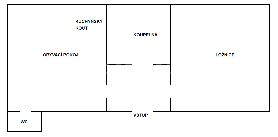 1 bedroom with open-plan kitchen flat to rent, 45 m², Baarova, Prague, Prague 1 bedroom with open-plan kitchen flat to rent, 45 m², Baarova, Prague, Prague