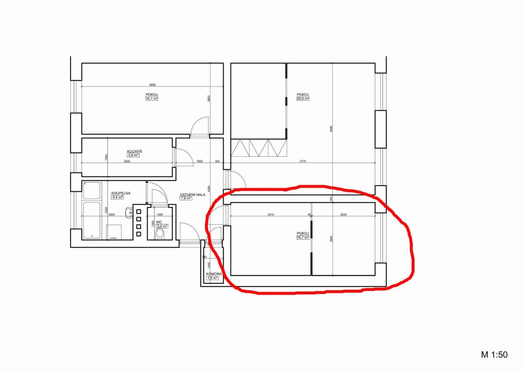 3 bedroom flat to rent, 86 m², Lublaňská, Prague, Prague 3 bedroom flat to rent, 86 m², Lublaňská, Prague, Prague