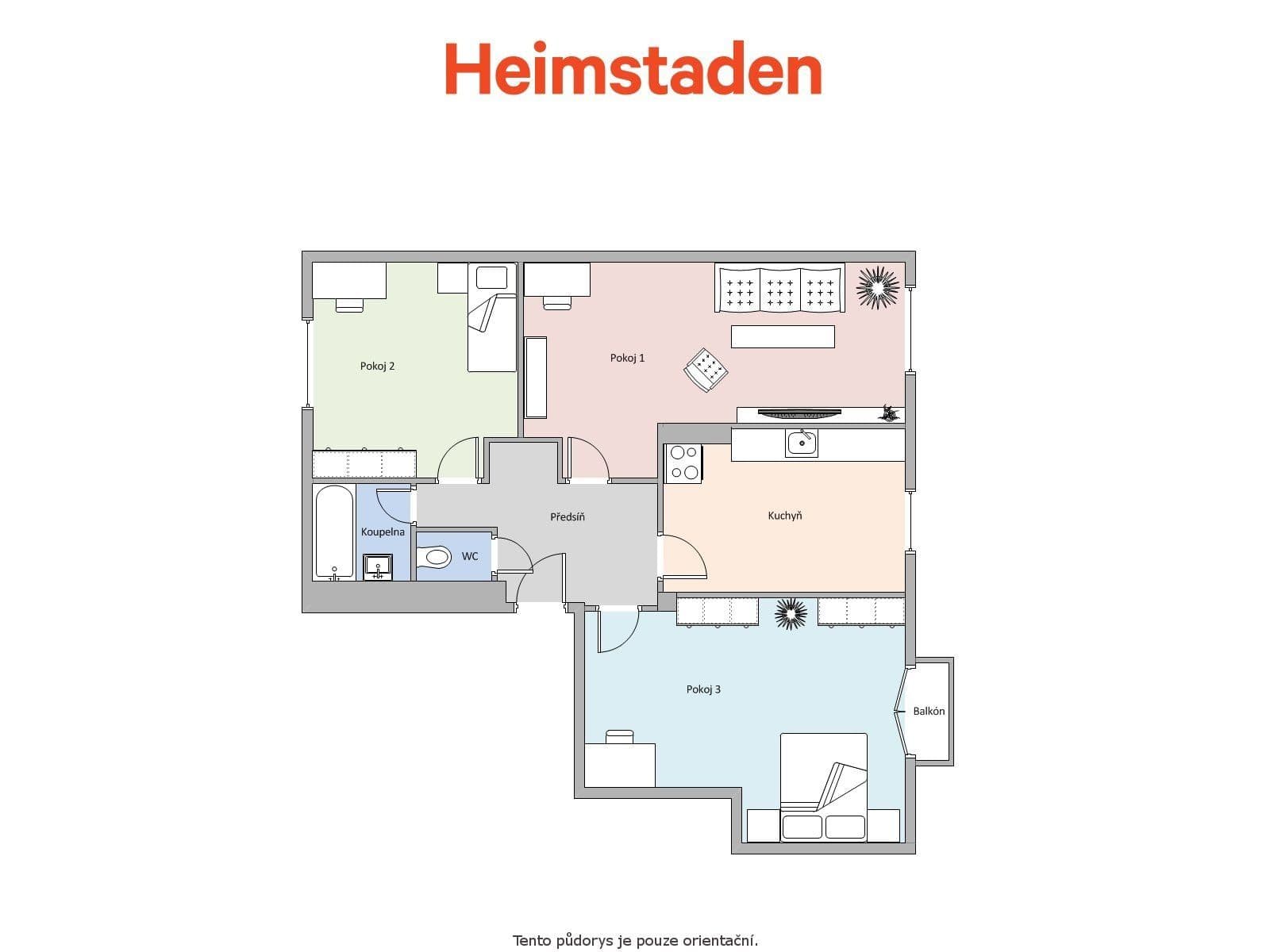 3 bedroom flat to rent, 61 m², Dělící, Orlová, Moravskoslezský Region 3 bedroom flat to rent, 61 m², Dělící, Orlová, Moravskoslezský Region
