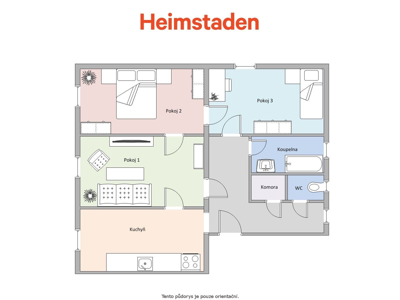 3 bedroom flat to rent, 70 m², Obránců míru, Havířov, Moravskoslezský Region 3 bedroom flat to rent, 70 m², Obránců míru, Havířov, Moravskoslezský Region