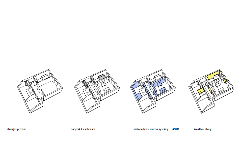 2 bedroom with open-plan kitchen flat to rent, 82 m², Buchovcova, Prague, Prague 2 bedroom with open-plan kitchen flat to rent, 82 m², Buchovcova, Prague, Prague