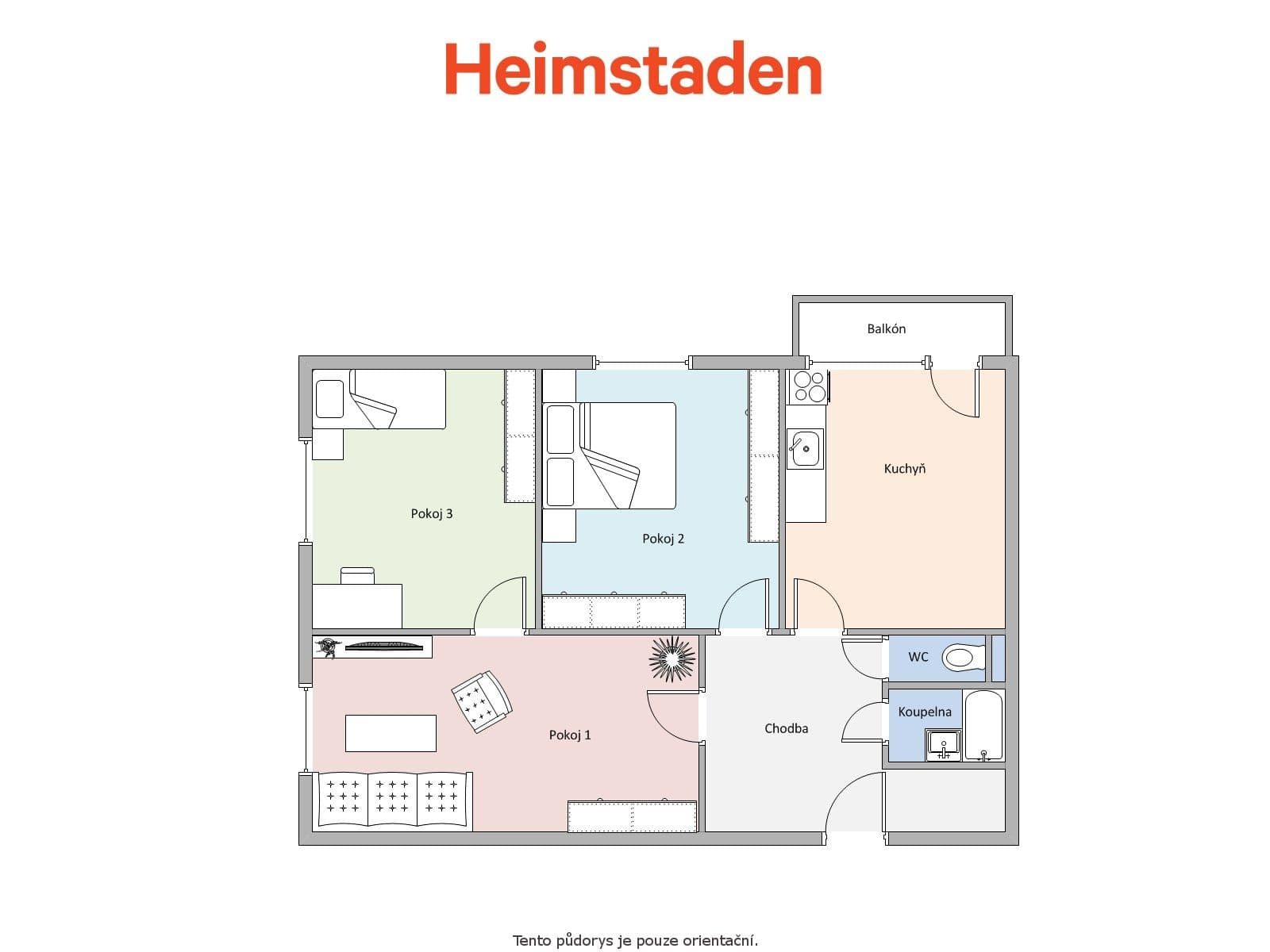 3 bedroom flat to rent, 66 m², Československé armády, Frýdek-Místek, Moravskoslezský Region 3 bedroom flat to rent, 66 m², Československé armády, Frýdek-Místek, Moravskoslezský Region