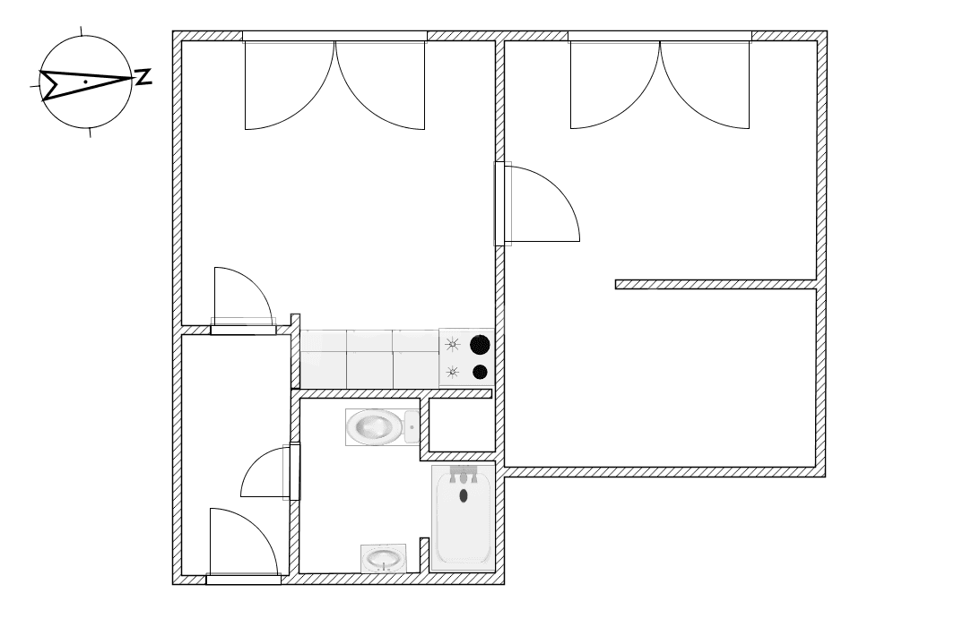 1 bedroom with open-plan kitchen flat to rent, 34 m², Krátká, Desná, Liberecký Region 1 bedroom with open-plan kitchen flat to rent, 34 m², Krátká, Desná, Liberecký Region