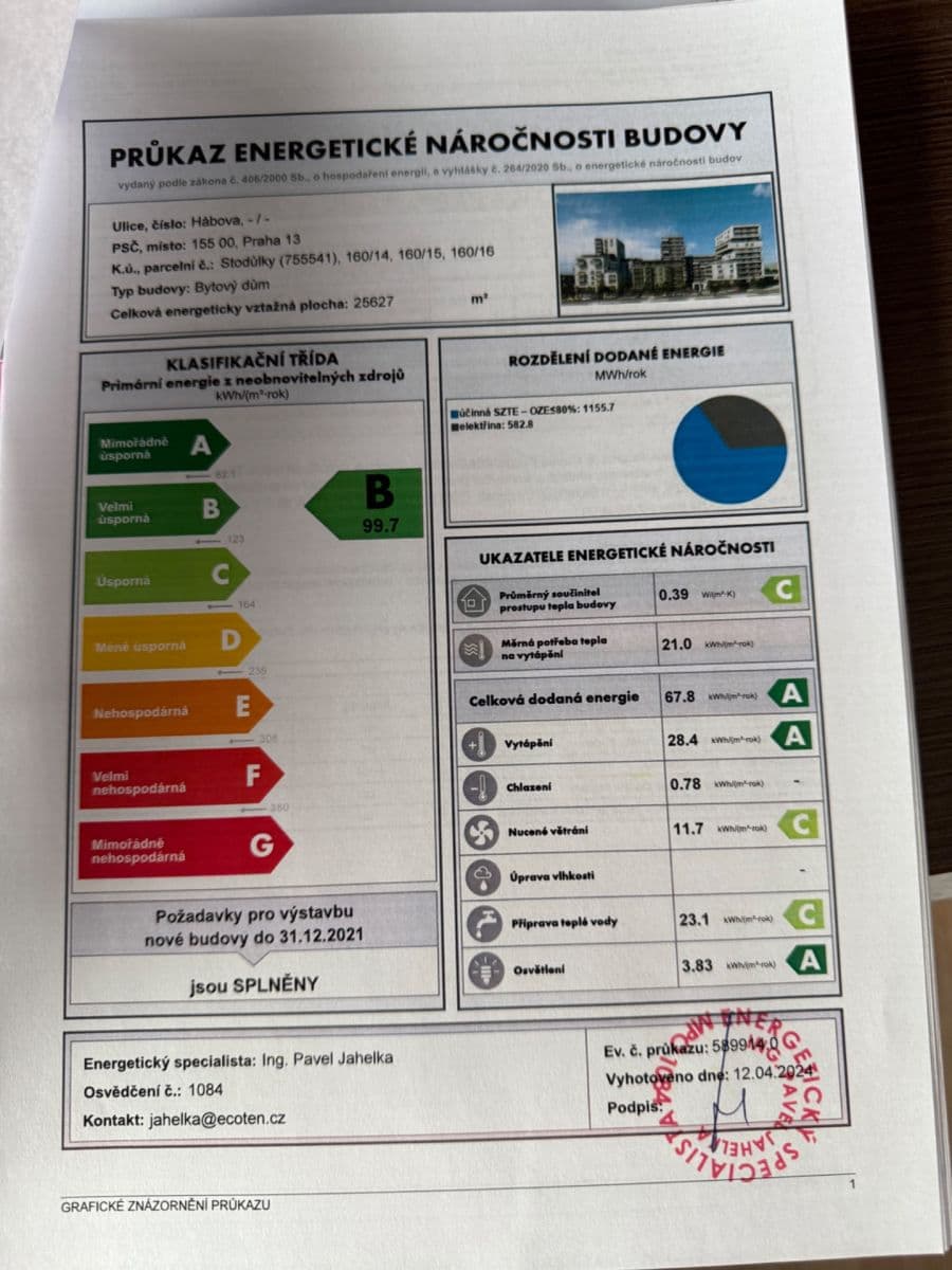 1 bedroom with open-plan kitchen flat to rent, 49 m², Hábova, Prague, Prague 1 bedroom with open-plan kitchen flat to rent, 49 m², Hábova, Prague, Prague