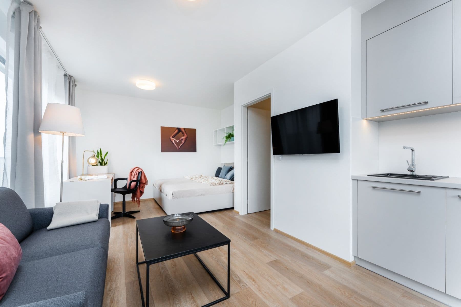 Studio flat to rent, 40 m², Františka Kováříka, Plzeň, Plzeňský Region Studio flat to rent, 40 m², Františka Kováříka, Plzeň, Plzeňský Region