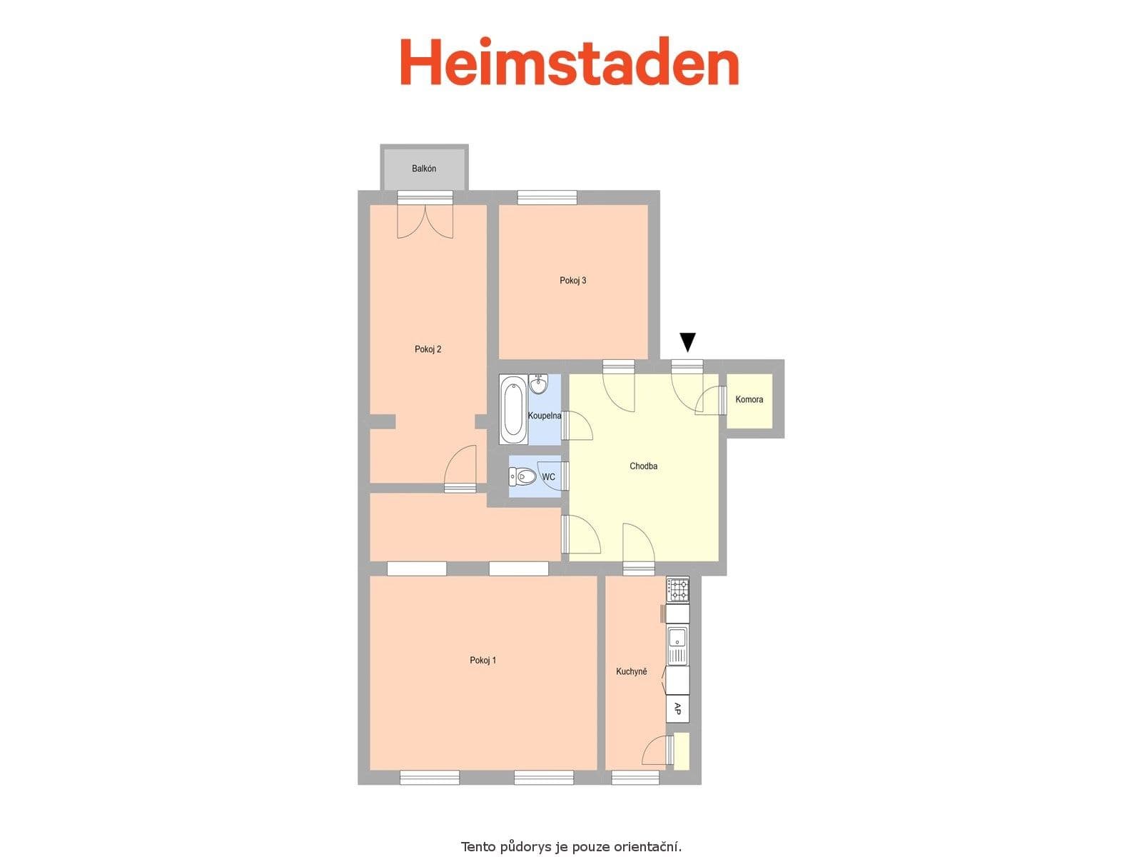 3 bedroom flat to rent, 112 m², Československé armády, Havířov, Moravskoslezský Region 3 bedroom flat to rent, 112 m², Československé armády, Havířov, Moravskoslezský Region
