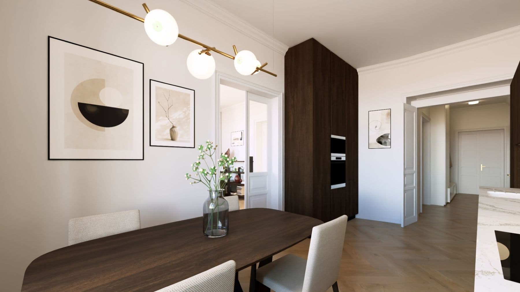 3 bedroom flat for sale, 120 m², Polská, Prague, Prague 3 bedroom flat for sale, 120 m², Polská, Prague, Prague