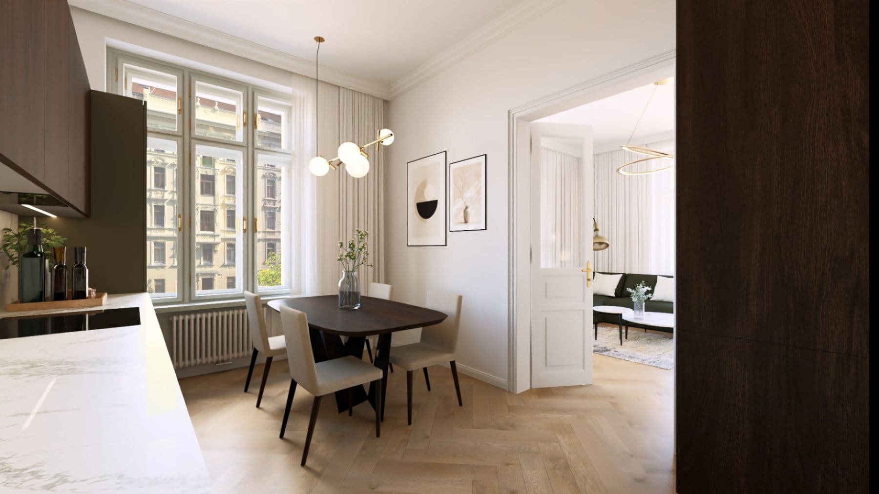 3 bedroom flat for sale, 120 m², Polská, Prague, Prague 3 bedroom flat for sale, 120 m², Polská, Prague, Prague