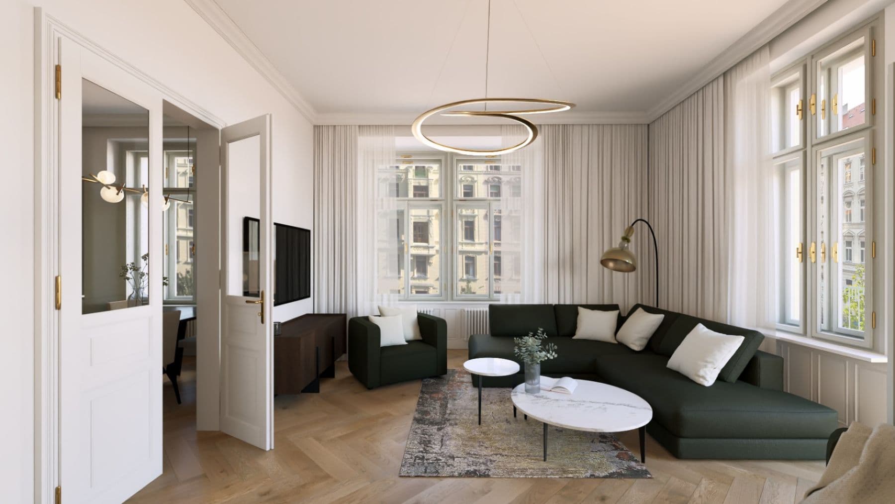 3 bedroom flat for sale, 120 m², Polská, Prague, Prague 3 bedroom flat for sale, 120 m², Polská, Prague, Prague