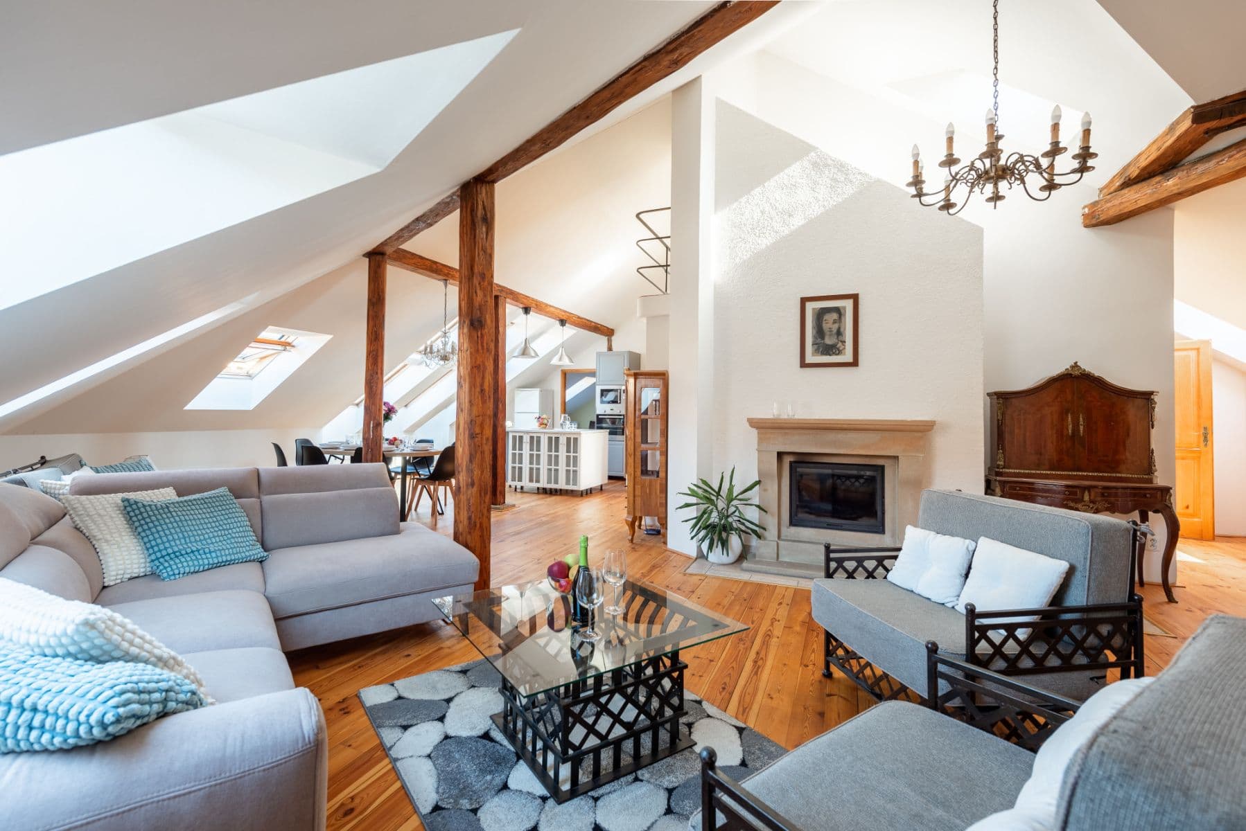 flat to rent, 80 m², Pštrossova, Prague, Prague flat to rent, 80 m², Pštrossova, Prague, Prague