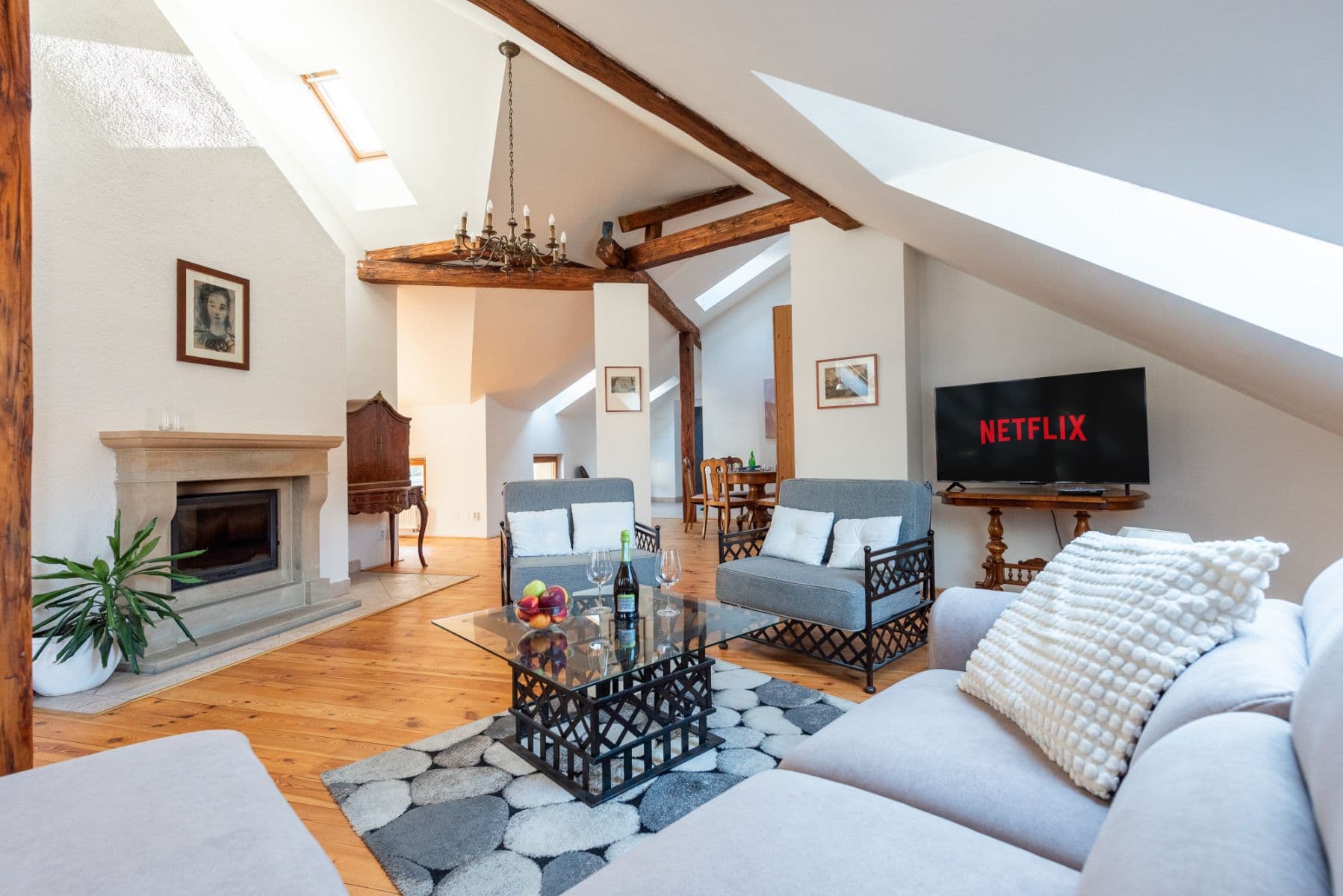 flat to rent, 80 m², Pštrossova, Prague, Prague flat to rent, 80 m², Pštrossova, Prague, Prague