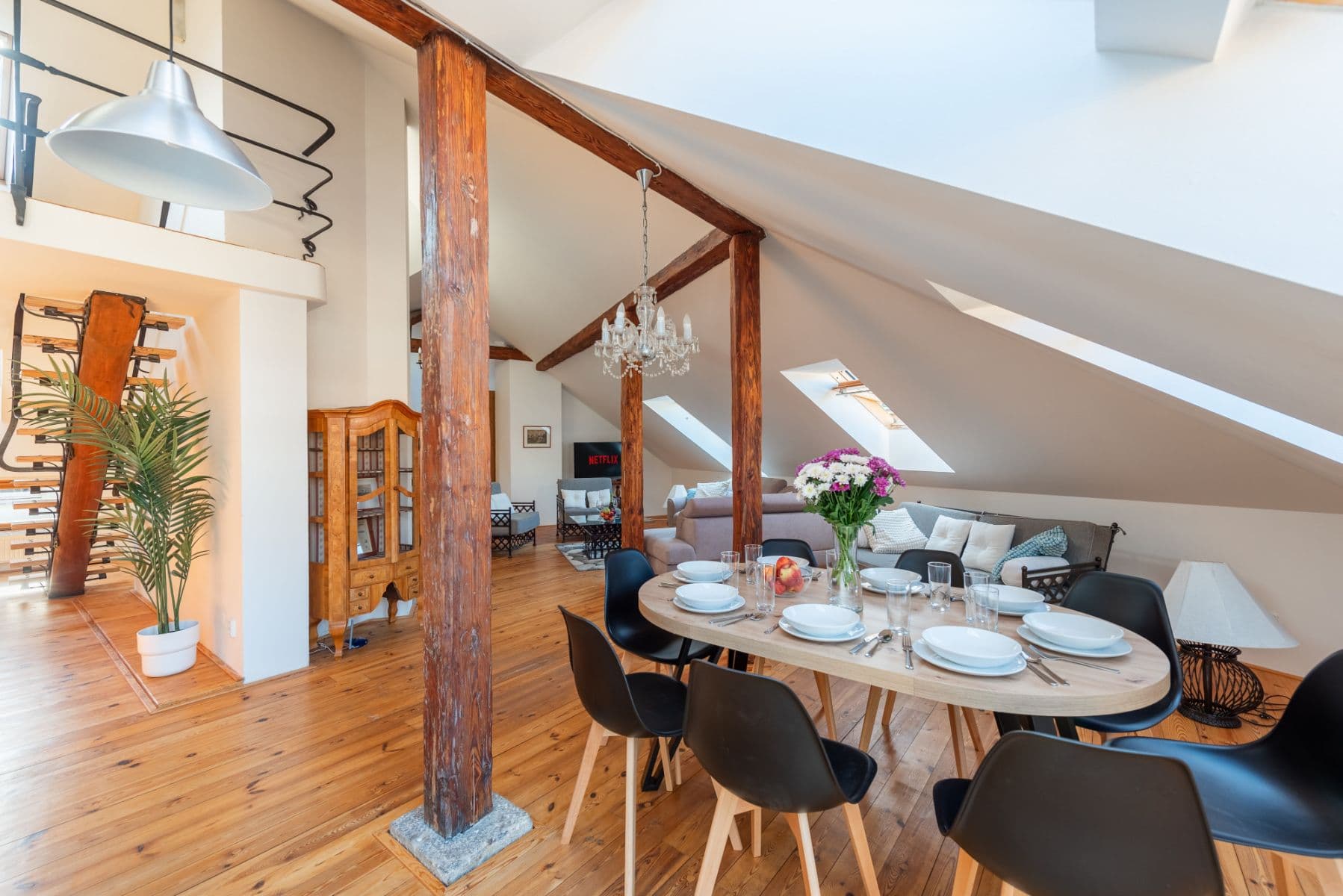 flat to rent, 80 m², Pštrossova, Prague, Prague flat to rent, 80 m², Pštrossova, Prague, Prague