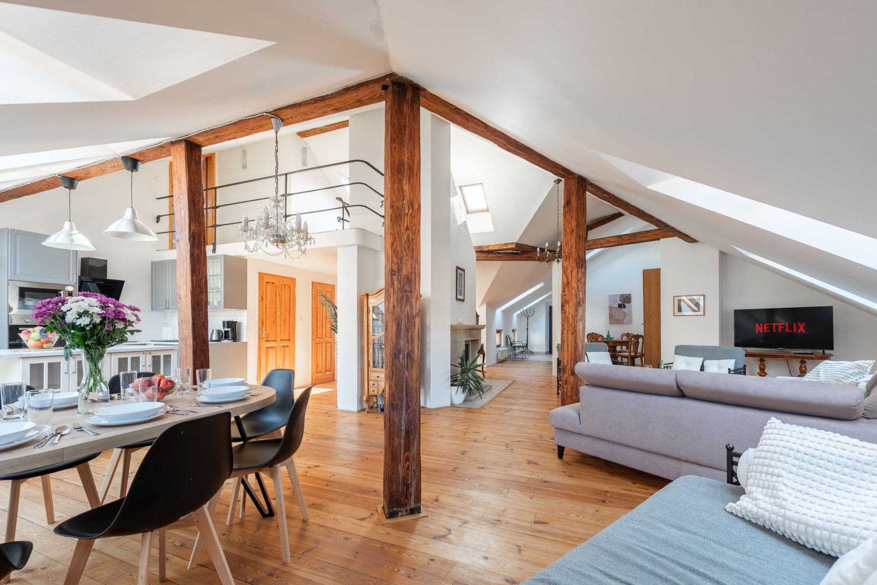 flat to rent, 80 m², Pštrossova, Prague, Prague flat to rent, 80 m², Pštrossova, Prague, Prague