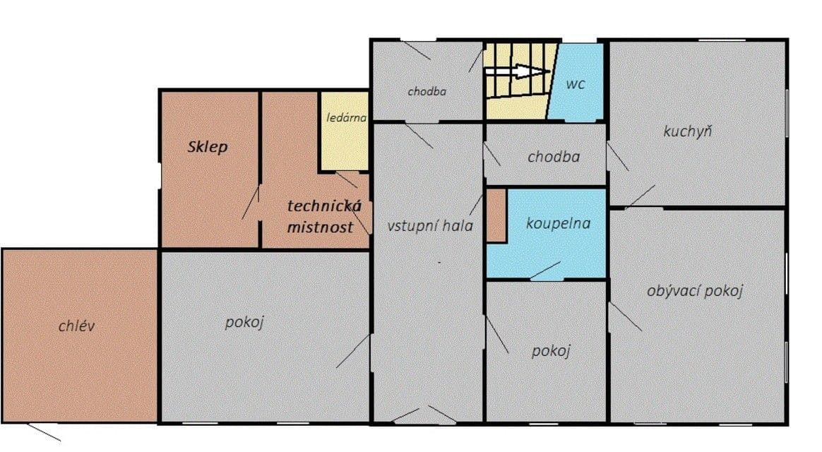 house for sale, 190 m², Rudník, Královéhradecký Region house for sale, 190 m², Rudník, Královéhradecký Region