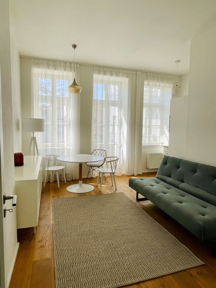 1 bedroom with open-plan kitchen flat to rent, 55 m², Peckova, Prague, Prague 1 bedroom with open-plan kitchen flat to rent, 55 m², Peckova, Prague, Prague
