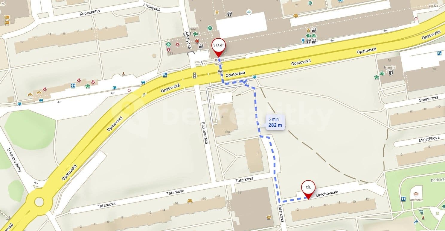 1 bedroom with open-plan kitchen flat to rent, 41 m², Mnichovická, Prague, Prague 1 bedroom with open-plan kitchen flat to rent, 41 m², Mnichovická, Prague, Prague