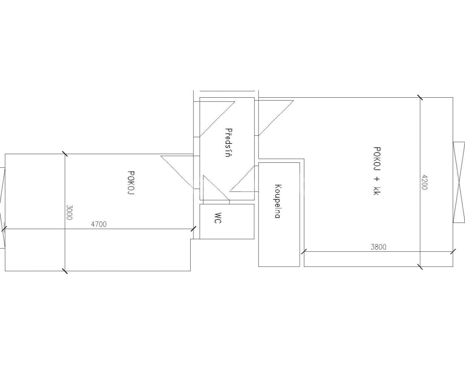 1 bedroom with open-plan kitchen flat to rent, 44 m², Pastrnkova, Brno, Jihomoravský Region 1 bedroom with open-plan kitchen flat to rent, 44 m², Pastrnkova, Brno, Jihomoravský Region