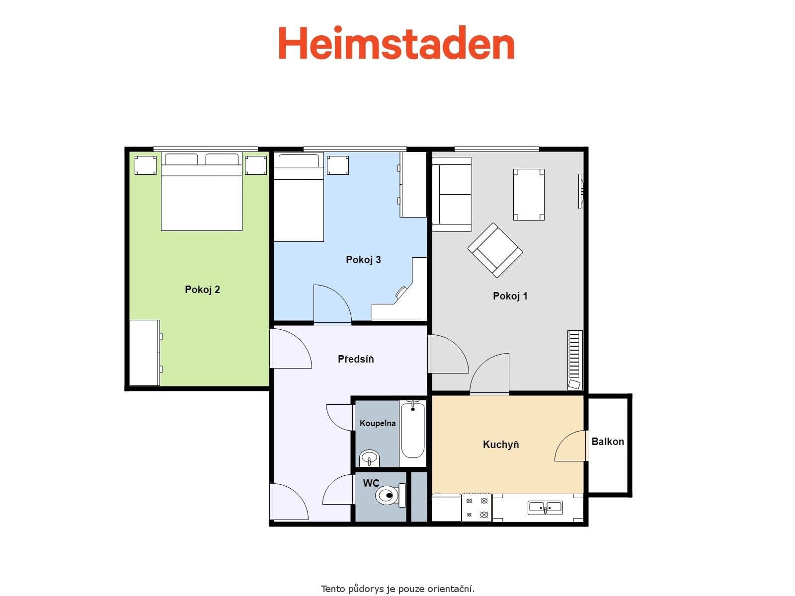 3 bedroom flat to rent, 59 m², Zahradní, Frýdek-Místek, Moravskoslezský Region 3 bedroom flat to rent, 59 m², Zahradní, Frýdek-Místek, Moravskoslezský Region