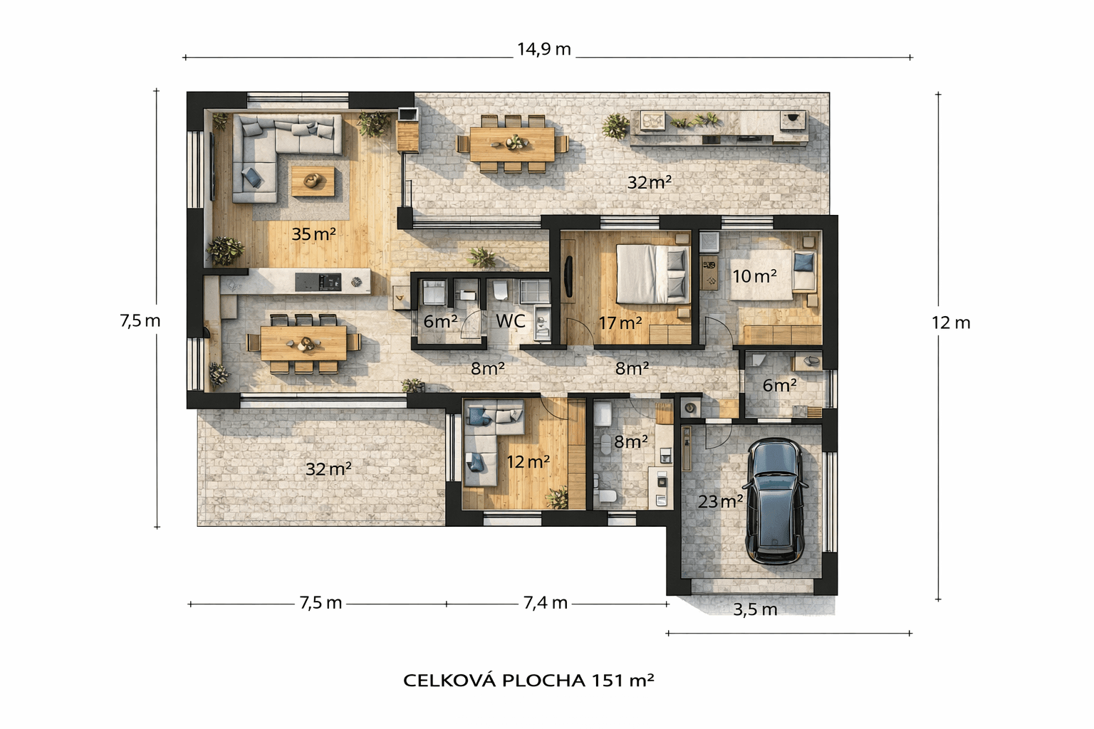 plot for sale, 843 m², Babice, Středočeský Region plot for sale, 843 m², Babice, Středočeský Region