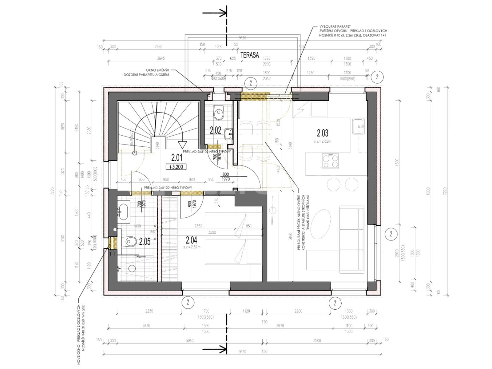 3 bedroom with open-plan kitchen flat to rent, 96 m², Dykova, Ústí nad Labem, Ústecký Region 3 bedroom with open-plan kitchen flat to rent, 96 m², Dykova, Ústí nad Labem, Ústecký Region