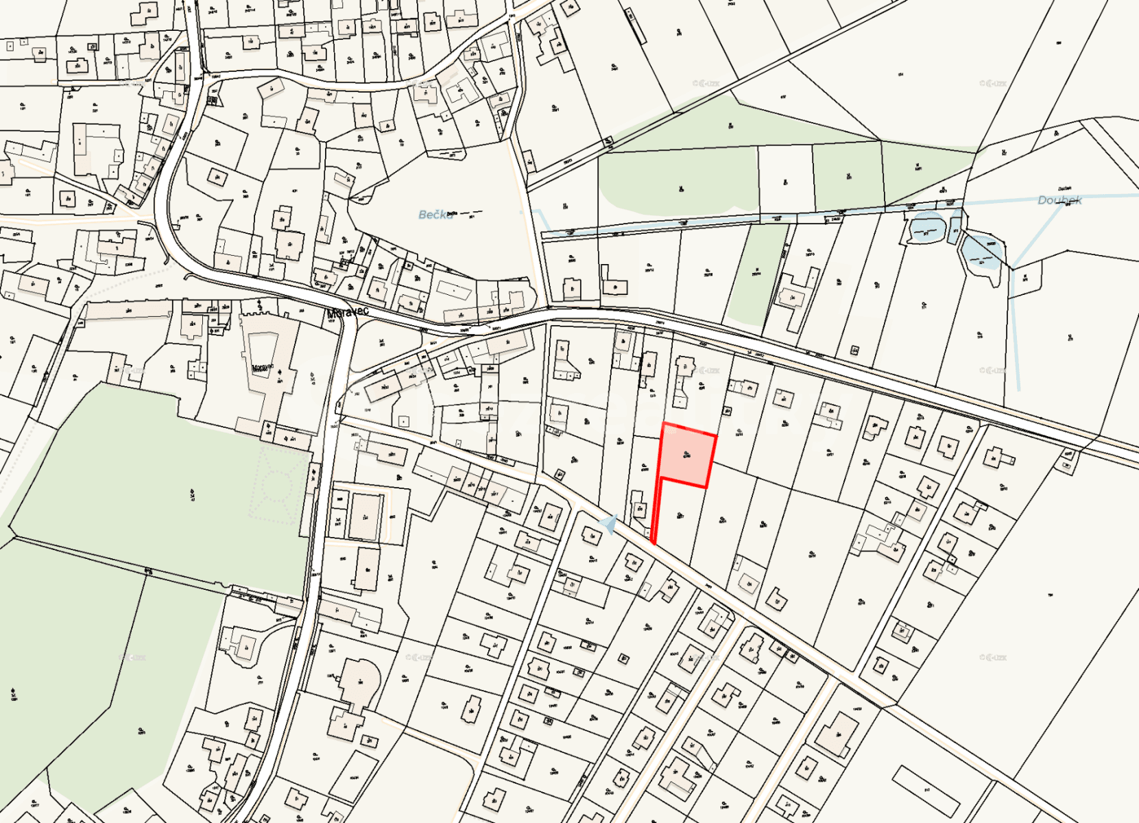 plot for sale, 2,924 m², Moravec, Vysočina Region plot for sale, 2,924 m², Moravec, Vysočina Region