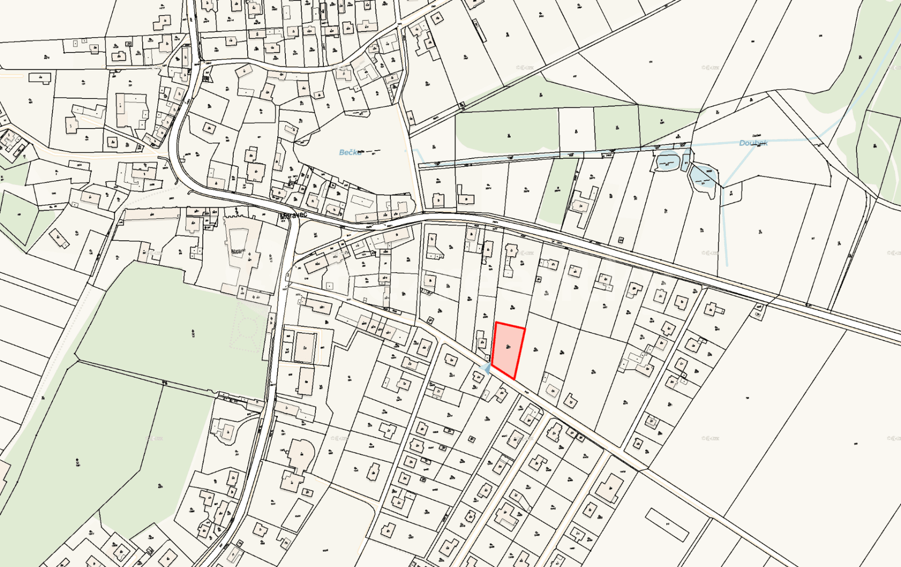 plot for sale, 2,924 m², Moravec, Vysočina Region plot for sale, 2,924 m², Moravec, Vysočina Region