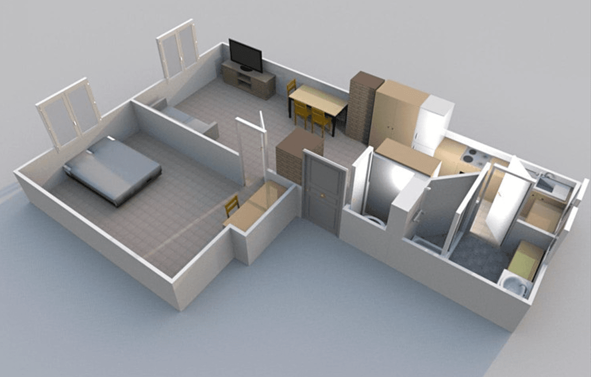 1 bedroom with open-plan kitchen flat to rent, 53 m², Macanova, Pardubice, Pardubický Region 1 bedroom with open-plan kitchen flat to rent, 53 m², Macanova, Pardubice, Pardubický Region