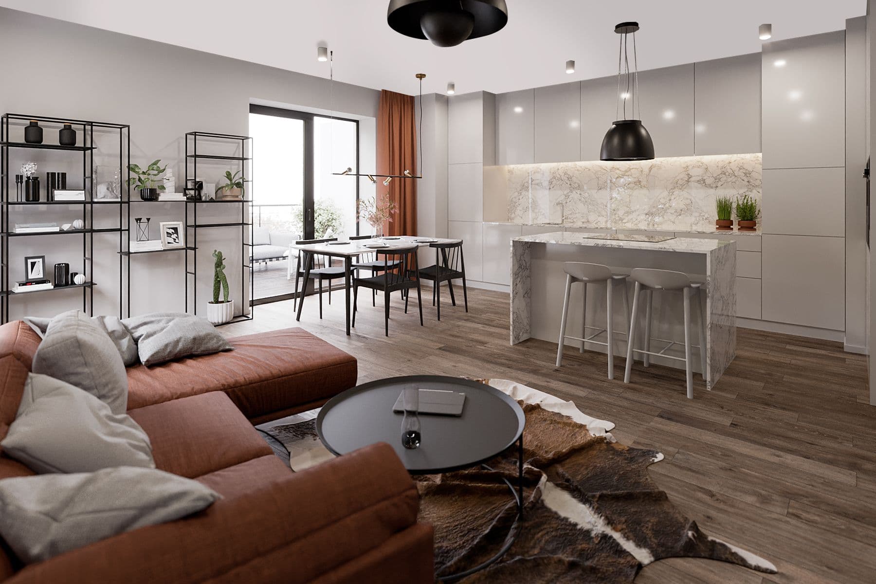 3 bedroom with open-plan kitchen flat for sale, 120 m², Boloňská, Prague, Prague 3 bedroom with open-plan kitchen flat for sale, 120 m², Boloňská, Prague, Prague