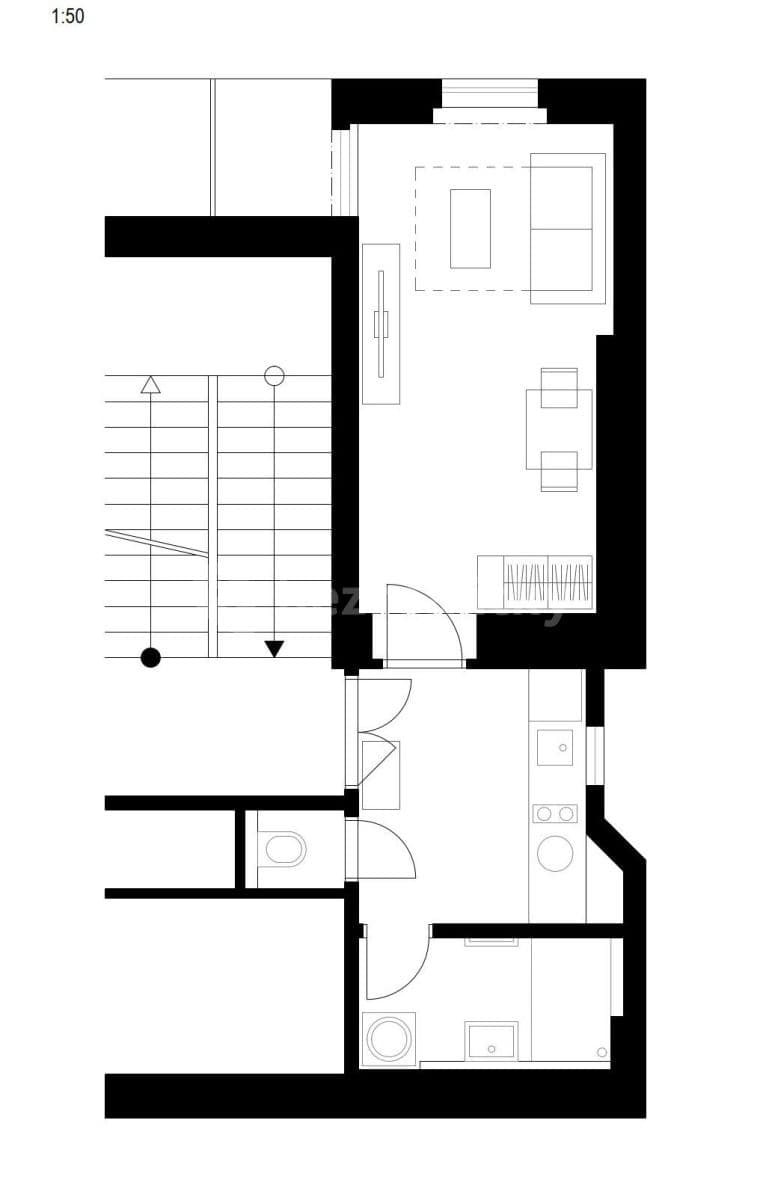 1 bedroom flat to rent, 30 m², Prague, Prague 1 bedroom flat to rent, 30 m², Prague, Prague