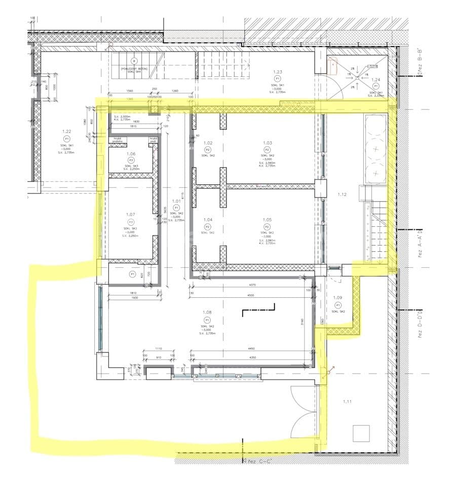 2 bedroom with open-plan kitchen flat to rent, 82 m², V Chaloupkách, Prague, Prague 2 bedroom with open-plan kitchen flat to rent, 82 m², V Chaloupkách, Prague, Prague